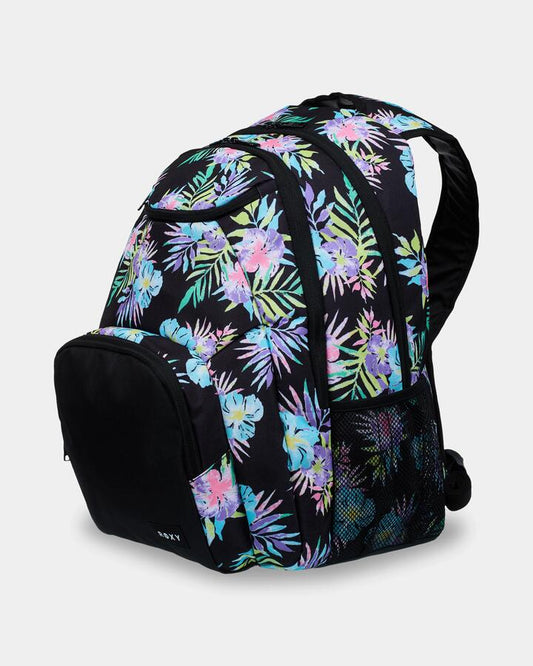 Image of Bags. Productname: roxy - Shadow Swell Printed 24L Backpack - Anthracite Aquarella Active Rg - in Anthracite Aquarella Active Rg colour by brand - roxy