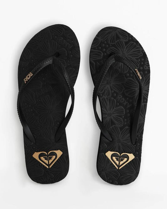 Image of Sandals. Productname: roxy - Womens Antilles Iii Thongs - Black - in Black colour by brand - roxy