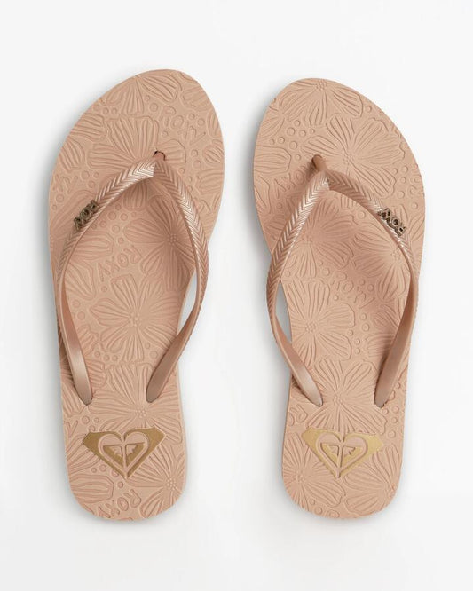 Image of Sandals. Productname: roxy - Womens Antilles Iii Thongs - Champagne - in Champagne colour by brand - roxy