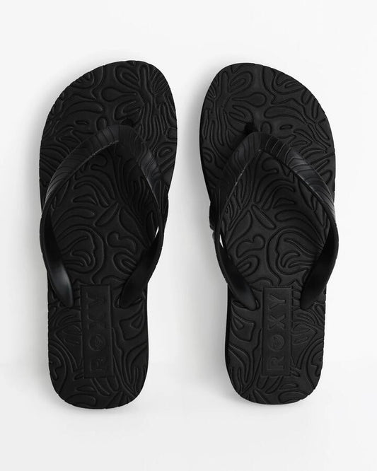 Image of Sandals. Productname: roxy - Womens Beach Up Thongs - Black - in Black colour by brand - roxy