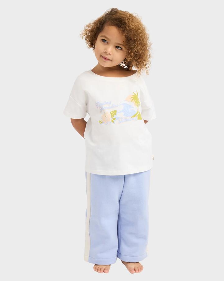 Image of T-Shirts. Product name - Billabong Toddlers Welcome To Billabong T-Shirt Salt Crystal in Salt Crystal colour by brand - Billabong