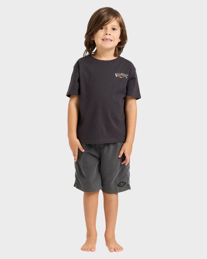 Image of T-Shirts. Product name - Billabong Toddlers Otis Arch T-Shirt Black in Black colour by brand - Billabong