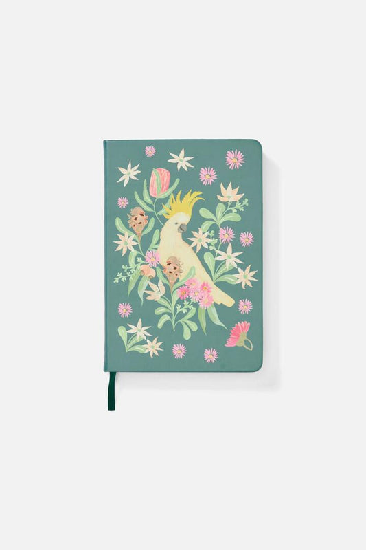 Image of Water Bottles. Productname: Cockatoo Notebook in Teal colour by brand - Princess Highway