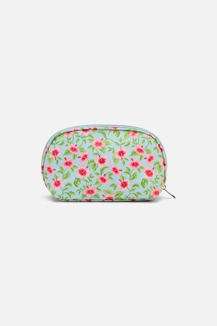 Image of Bags. Productname: Hibiscus Cosmetics Pouch in Blue colour by brand - Princess Highway