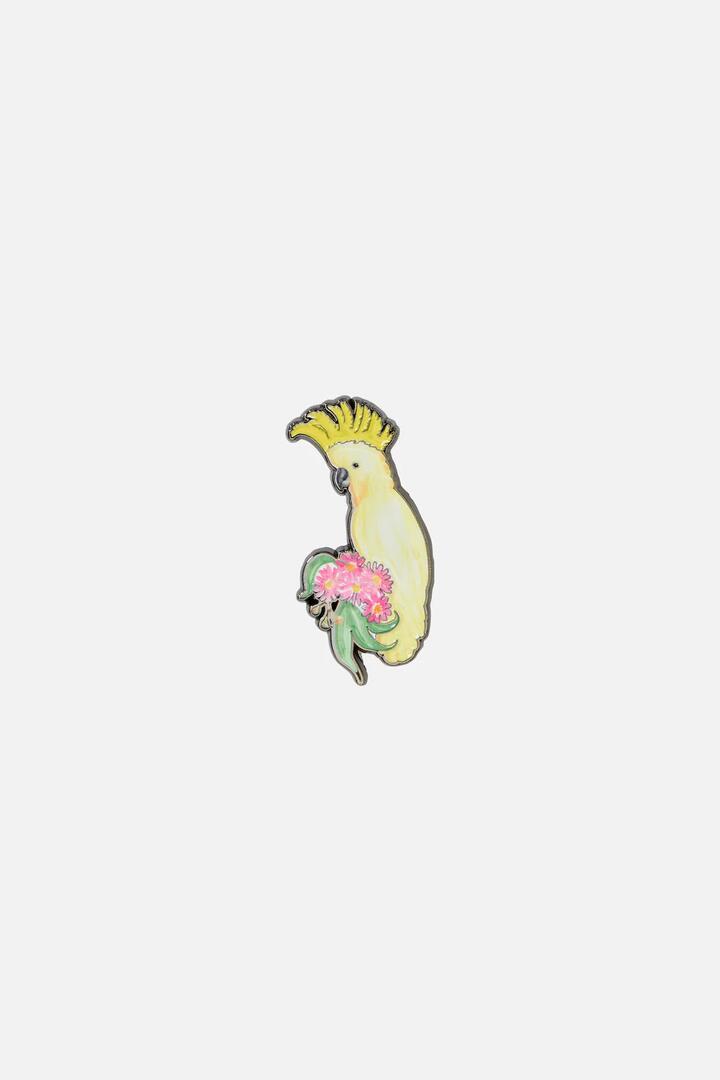 Image of Jewelry. Productname: Cockatoo Pin in Multi colour by brand - Princess Highway