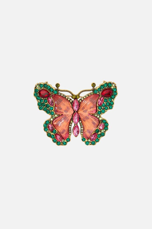 Image of Keychains. Productname: Sparkle Butterfly Brooch in Multi colour by brand - Princess Highway