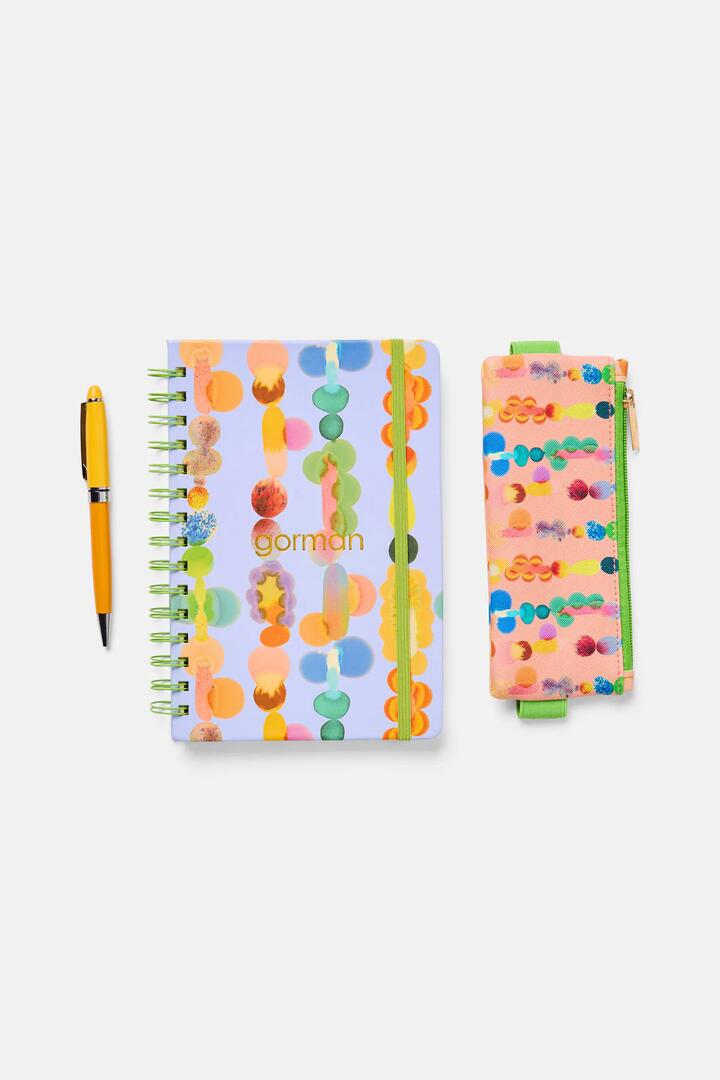 Image of Others. Productname: Rainbow Drops Book Pen Case Set in Print colour by brand - Gorman