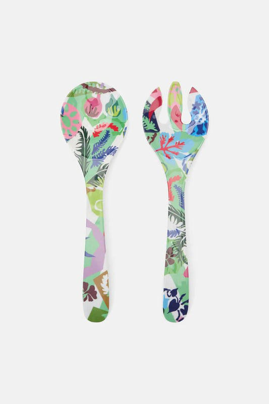 Image of Kitchen & Dining. Productname: Garden Fiesta Salad Servers in Print colour by brand - Gorman
