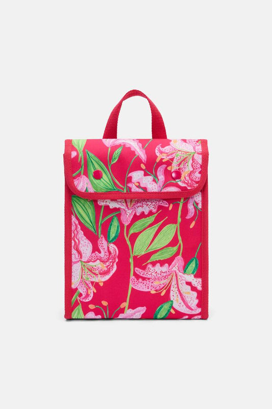 Image of Bags. Productname: Pop Lily Lunch Bag - Red in Red colour by brand - Gorman