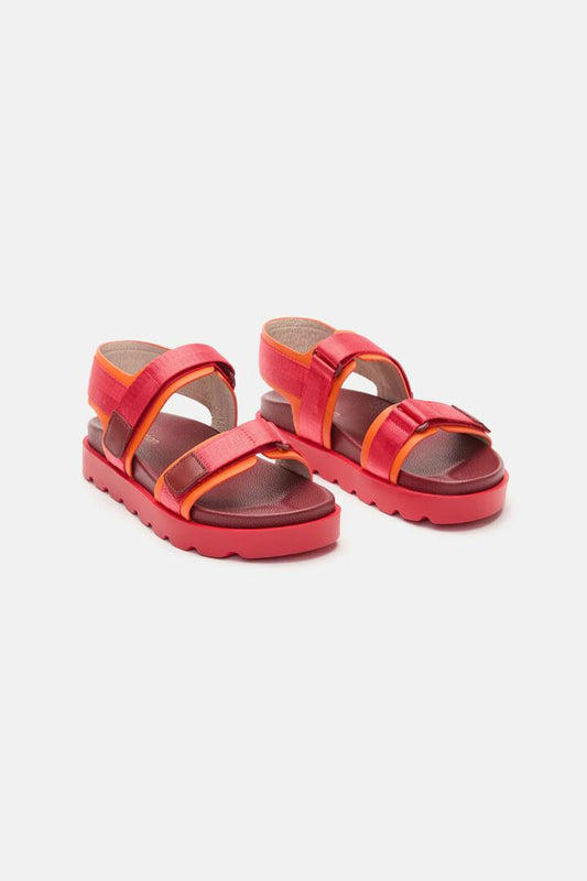 Image of Sandals. Product name - Walk This Way Sandal Berry in Berry colour by brand - Gorman