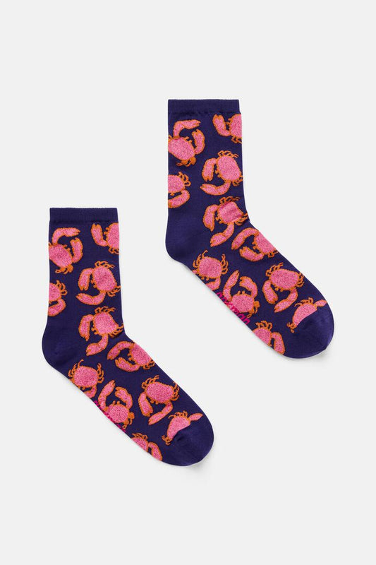 Image of Socks. Productname: Crab Party Sock in Multi colour by brand - Gorman