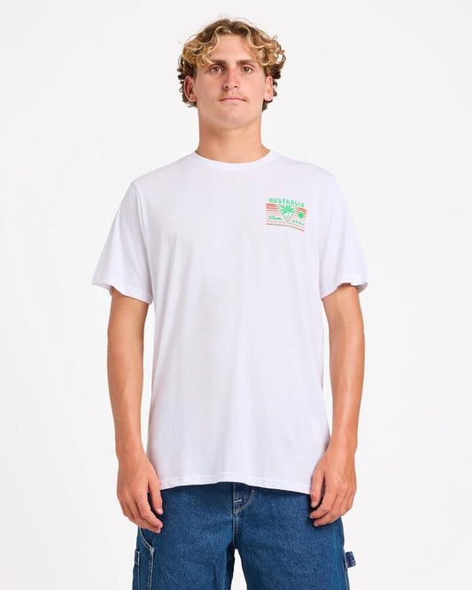 Image of T-Shirts. Productname: Volcom Mens Retrostonez T-Shirt White - in White colour by brand - Volcom