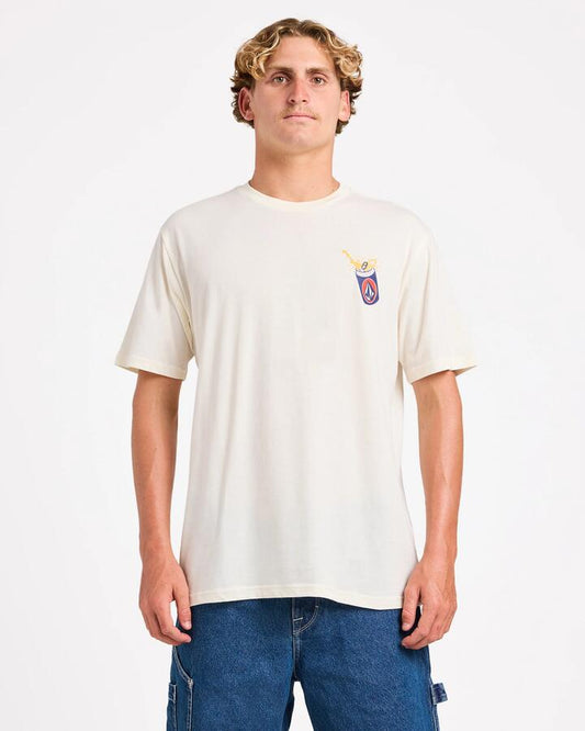 Image of T-Shirts. Productname: Volcom Mens Ice Cold Stoke T-Shirt Off White - in Off White colour by brand - Volcom