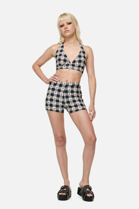 Image of Swimwear. Productname: Sweet Home Bikini BottomÂ in Black/White colour by brand - Dangerfield