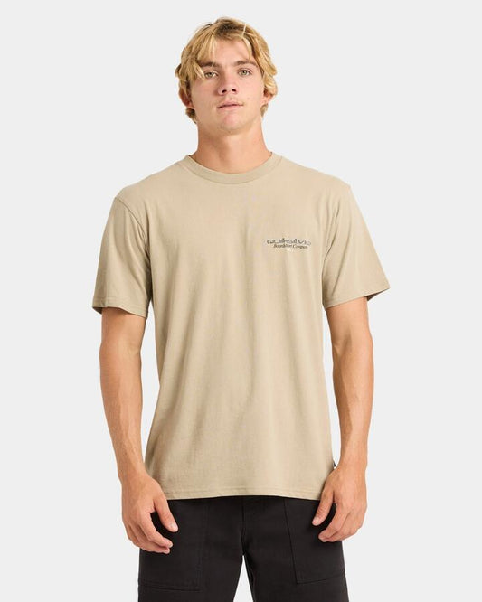 Image of T-Shirts. Product name - Quiksilver Mens Sunfade T-Shirt Seneca Rock in Seneca Rock colour by brand - Quiksilver