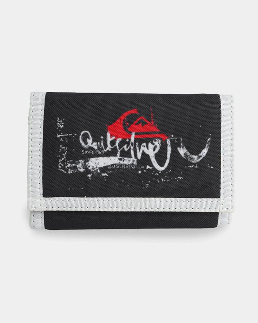 Image of Wallets & Money Clips. Productname: quiksilver - Mens Young Gun Bi Fold Wallet - Black - in Black colour by brand - quiksilver
