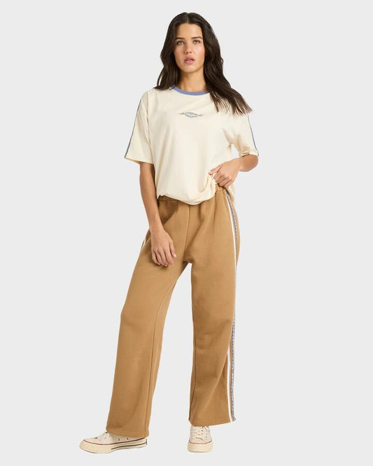 Image of Accessories. Productname: billabong Womens The Way Back Sweatpants Cement - in Cement colour by brand - Billabong