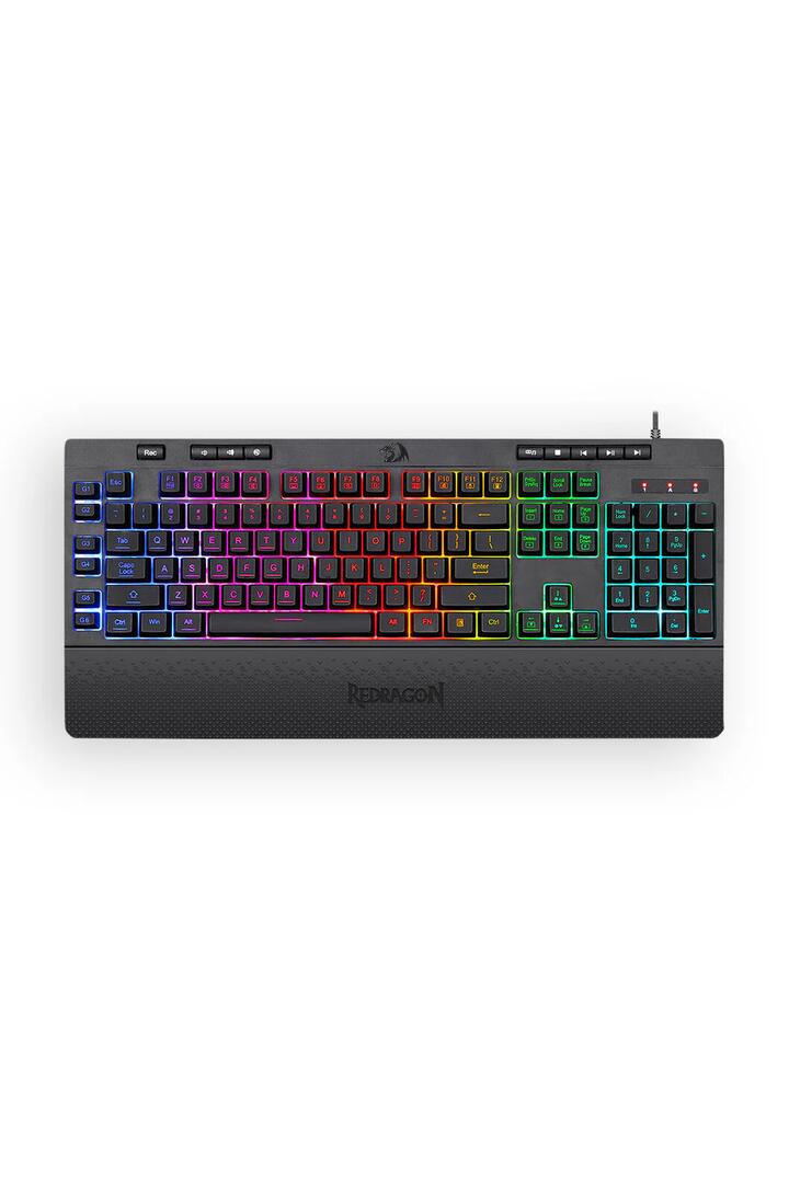 Image of Keyboards. Product name - Redragon K512 Shiva RGB Backlit Full in Black colour by brand - REDRAGON