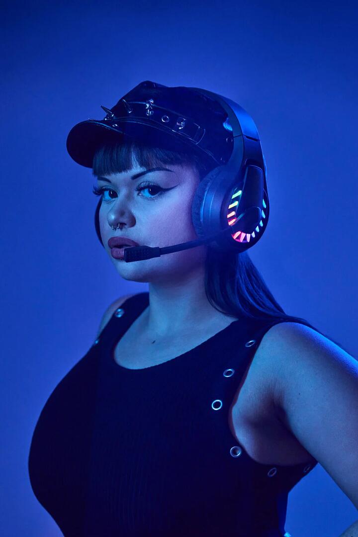 Image of Others. Productname: Bloody GR230 Black All-in-One Wireless Gaming Headset in Black colour by brand - BLOODY