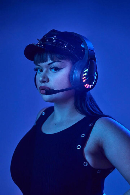 Image of Others. Productname: Bloody GR230 Black All-in-One Wireless Gaming Headset in Black colour by brand - BLOODY