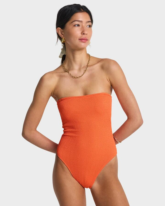 Image of Swimwear. Productname: billabong - Womens Summer Hi Tully One Piece Swimsuit - Hot Coral - in Hot Coral colour by brand - billabong