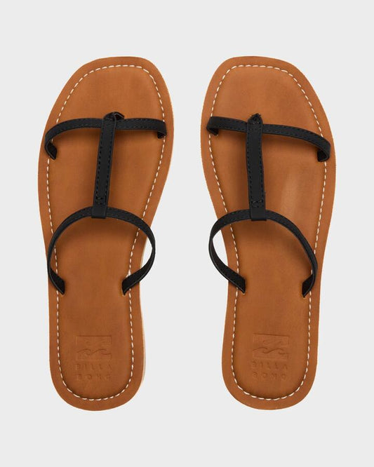 Image of Sandals. Productname: billabong - Womens Isabella Strappy Sandals - Black/Tan - in Black/Tan colour by brand - billabong
