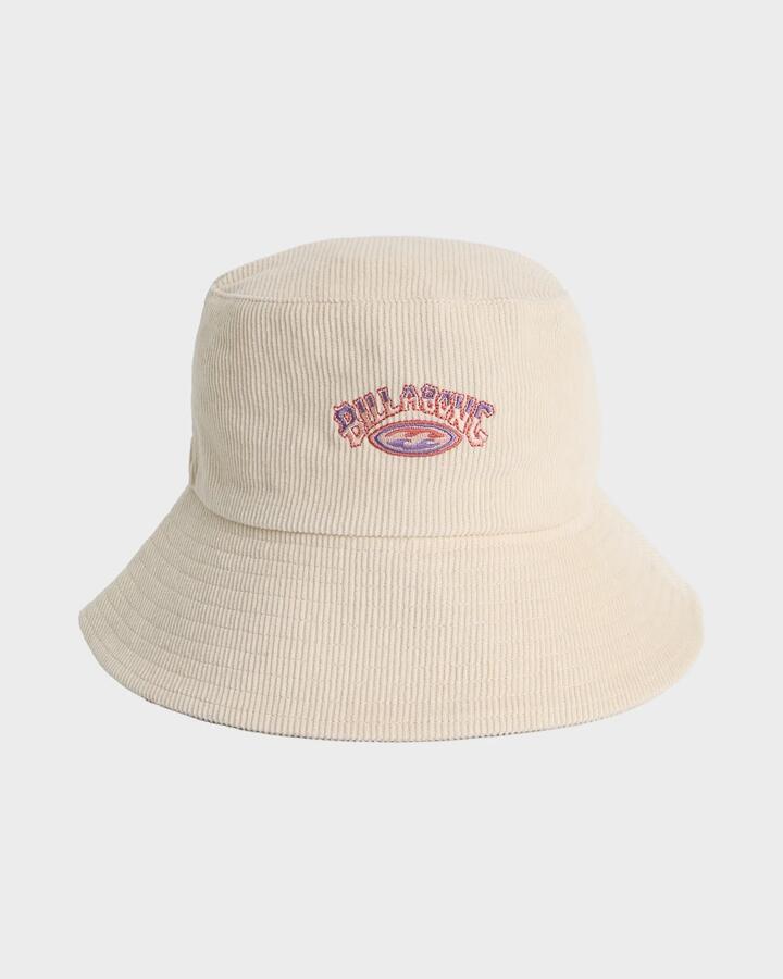 Image of Hats. Product name - Billabong Girls 8-16 Old Dayz Bucket Hat White Cap in White Cap colour by brand - Billabong