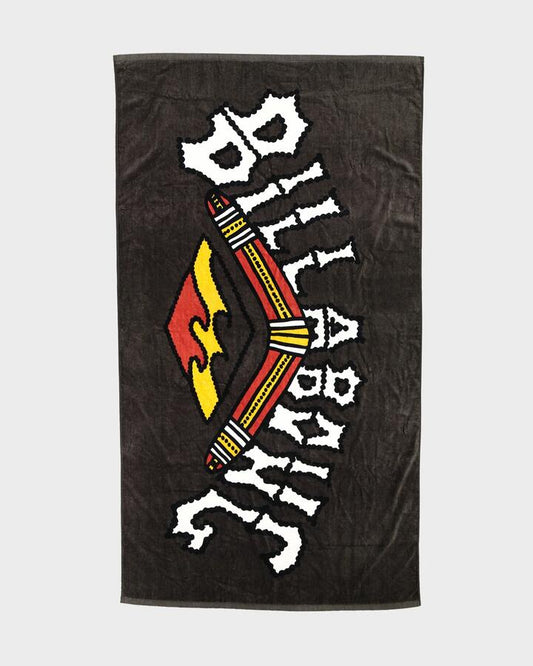 Image of Accessories. Productname: billabong - Mens Otis Arch Towel - Black - in Black colour by brand - billabong