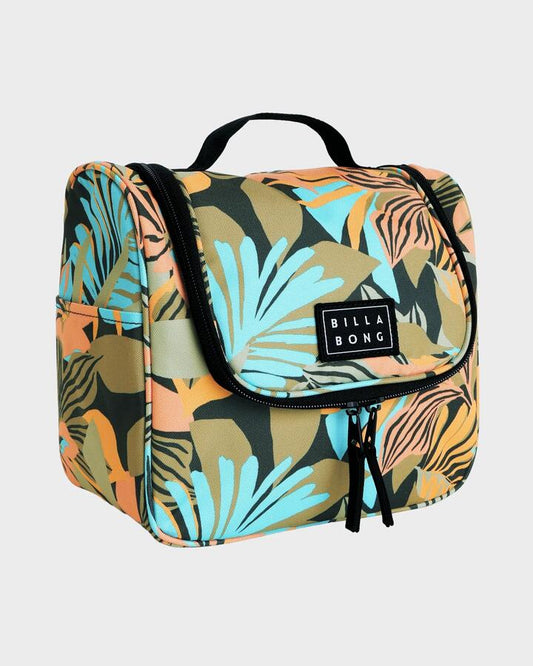 Image of Bags. Productname: billabong - Womens Travel Beauty Satchel Bag - Black Sands 3 - in Black Sands 3 colour by brand - billabong