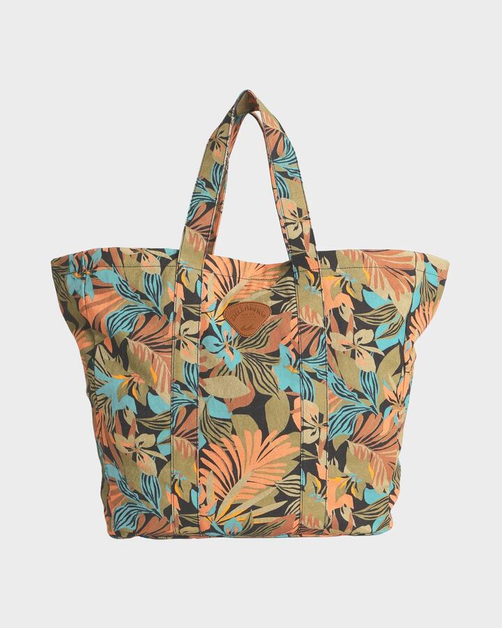 Image of Bags. Productname: billabong - Womens Poppins Playa Tote Bag - Black Multi - in Black Multi colour by brand - billabong