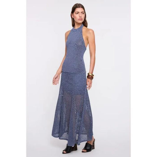 Image of Dresses. Productname: Arki Knit Dress in Indigo Steel colour by brand - sass and bide
