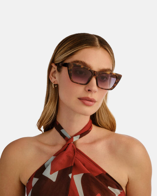Image of Sunglasses. Productname: Aire Solstice Sunglasses: Honey Tort - Women's Sunglasses in Honey Tort colour by brand - Novo