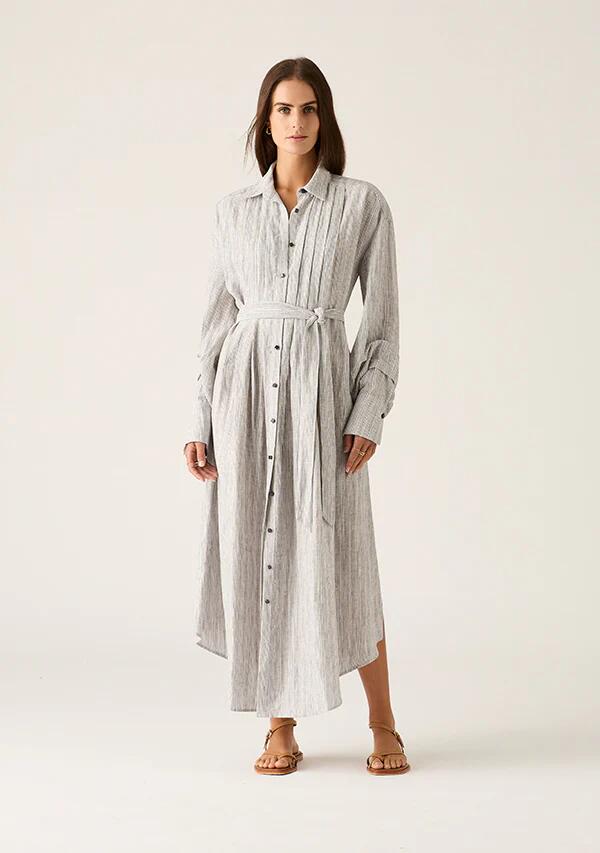 Image of Dresses. Productname: Carolina Tunic Dress in Navy colour by brand - MOS The Label
