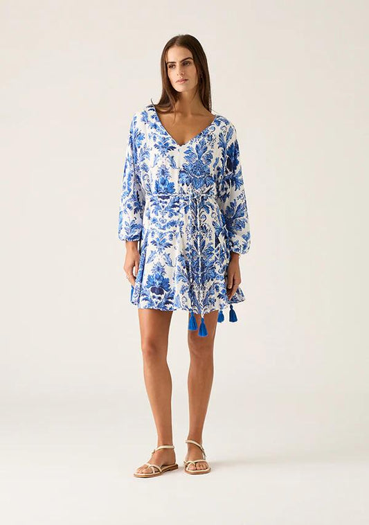 Image of Dresses. Productname: Adrianna Mini Dress in Adrianna Print colour by brand - MOS The Label