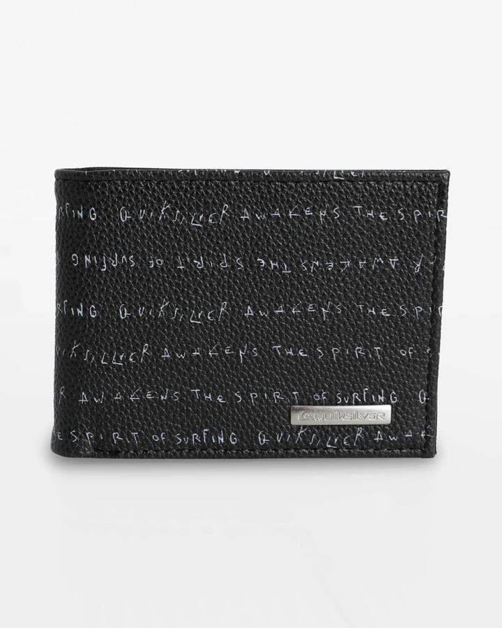 Image of Wallets & Money Clips. Productname: quiksilver Freshness Tri-Fold Wallet Black/Blue - in Black/Blue colour by brand - Quiksilver