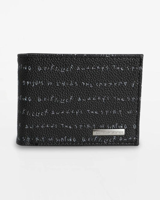 Image of Wallets & Money Clips. Productname: quiksilver Freshness Tri-Fold Wallet Black/Blue - in Black/Blue colour by brand - Quiksilver
