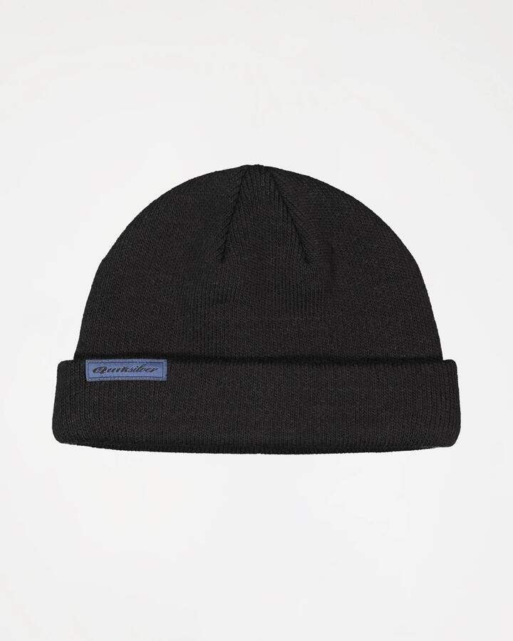 Image of Hats. Productname: quiksilver Mens Mercury Beanie Black - in Black colour by brand - Quiksilver