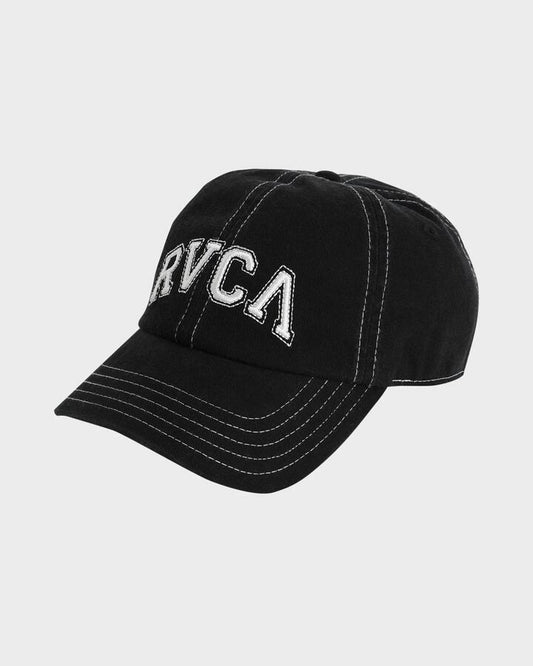 Image of Hats. Productname: rvca Womens Contrast Stitch Dad Cap Rvca Black - in Rvca Black colour by brand - Rvca