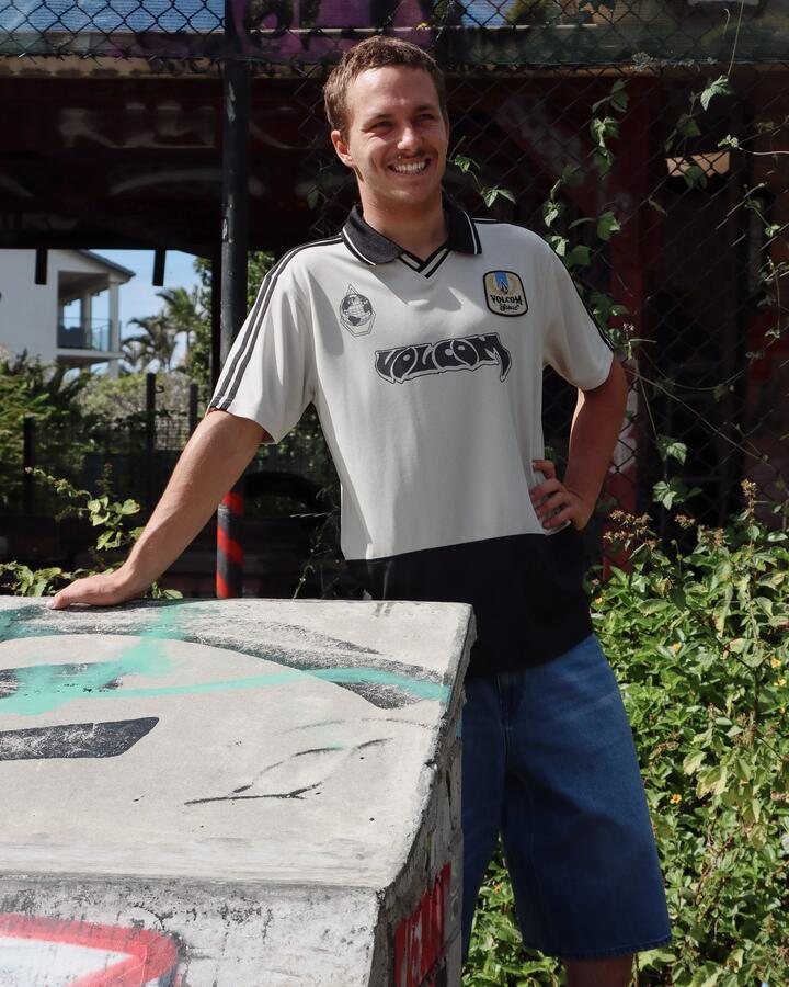 Image of T-Shirts. Product name - Volcom Mens Cope Crew T-Shirt Stone in Stone colour by brand - Volcom