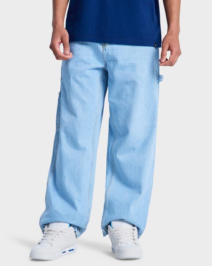 Image of Jeans. Productname: DC Shoes - Mens Baggy Denim Carpenter Pants - Indigo Light - in Indigo Light colour by brand - DC Shoes