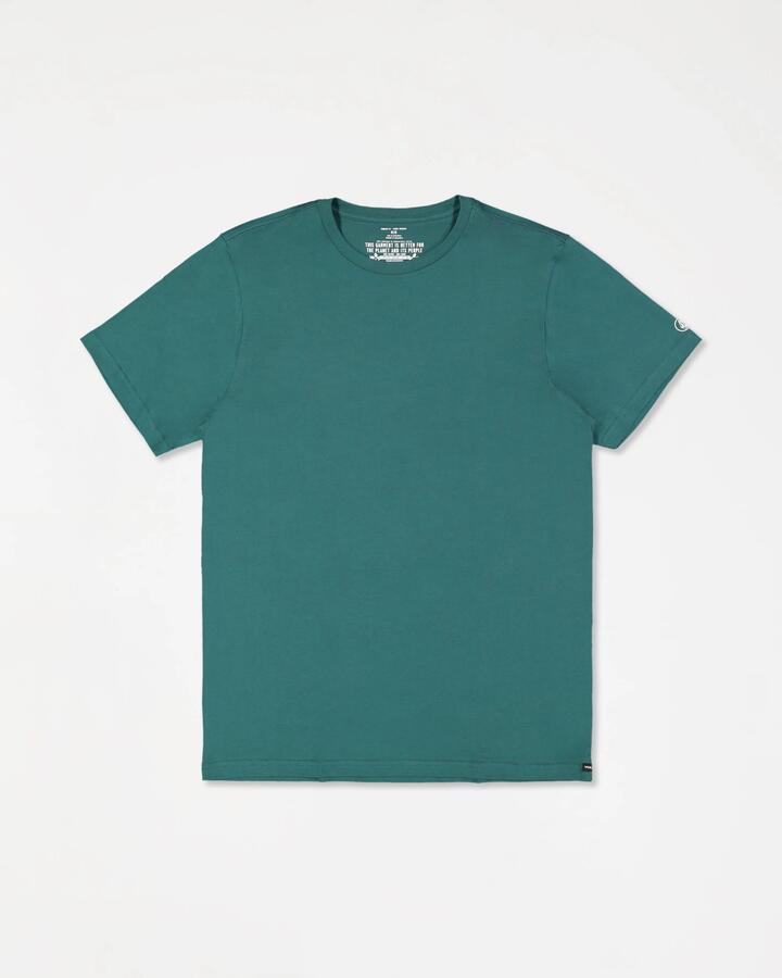 Image of T-Shirts. Product name - Volcom Mens Aus Solid T-Shirt Rifle Green in Rifle Green colour by brand - Volcom