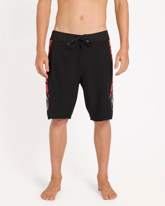 Image of Swimwear. Productname: volcom - Mens Ripper Mod 21" Boardshorts - Black - in Black colour by brand - volcom