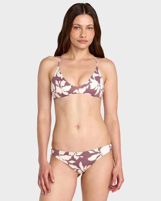Image of Swimwear. Productname: rvca - Womens Something Else Cheeky Bikini Bottom - Terra Brown - in Terra Brown colour by brand - rvca