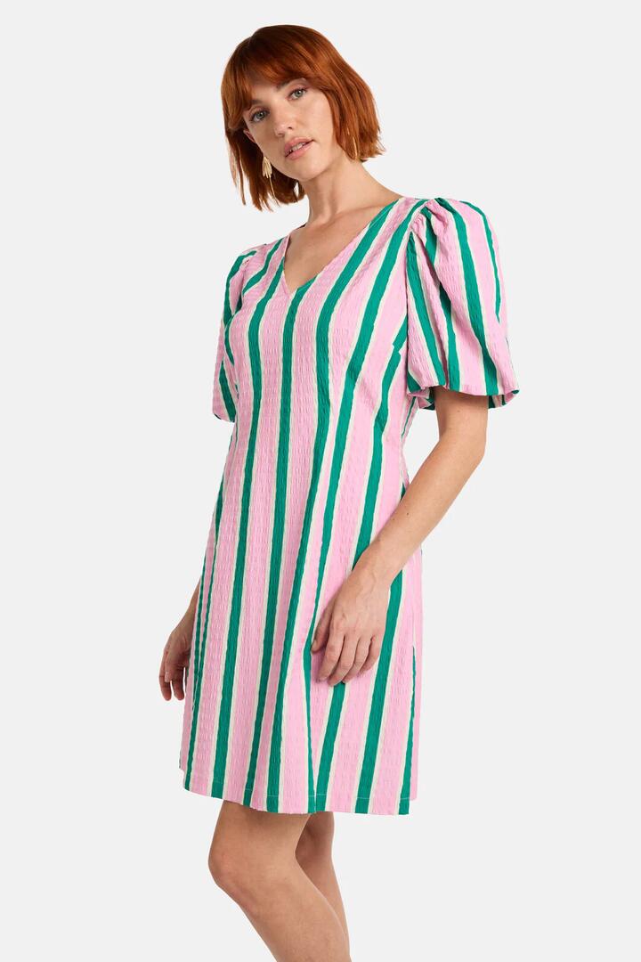 Image of Dresses. Productname: Pastel Picnic Stripe Dress in Stripe colour by brand - Gorman