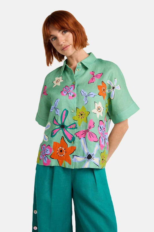 Image of Jewelry. Productname: Daisy Chain Print Shirt in Print colour by brand - Gorman