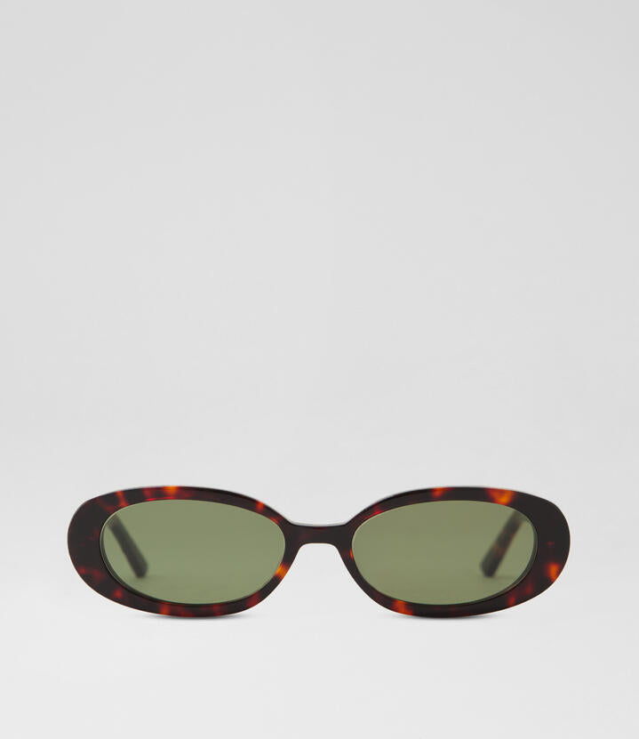 Image of Sunglasses. Productname: Mia Tortoiseshell Acetate Sunglasses in Tortoiseshell colour by brand - MOLLINI