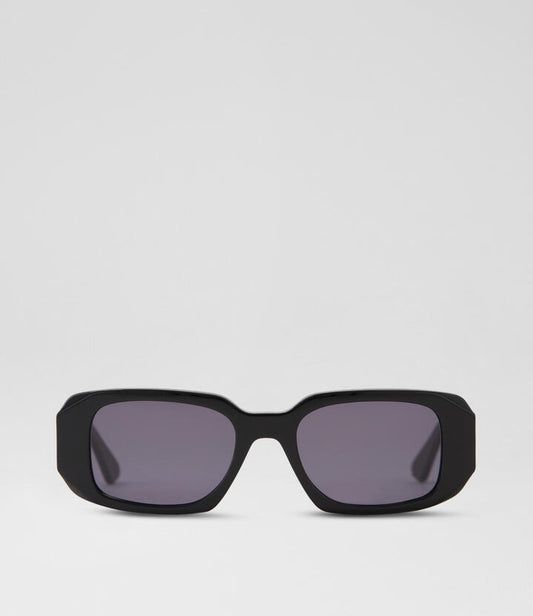 Image of Sunglasses. Productname: Eve Black Acetate Sunglasses in Black colour by brand - MOLLINI