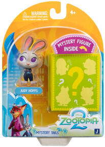 Image of Action Figures. Product name - Disney Zootopia 2 Mystery Tails & Mystery 2" Figure 2-Pack in colour by brand - Toymate