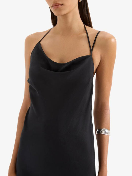 Image of Dresses. Productname: Nude Lucy Leandra Maxi Dress in Black colour by brand - Nude Lucy