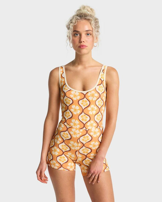 Image of Accessories. Productname: billabong - Womens Sol Groove One Piece - Tangerine - in Tangerine colour by brand - billabong